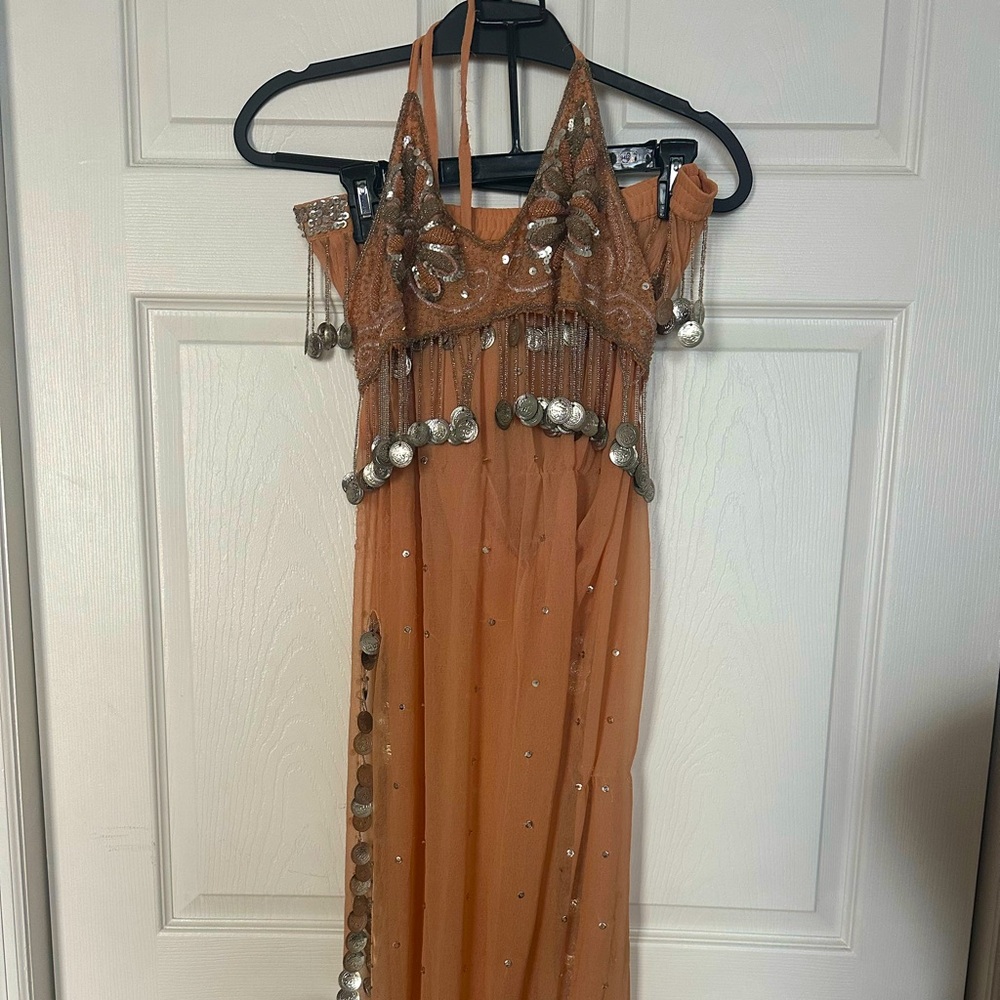 Hand made 3 piece belly dance outfit